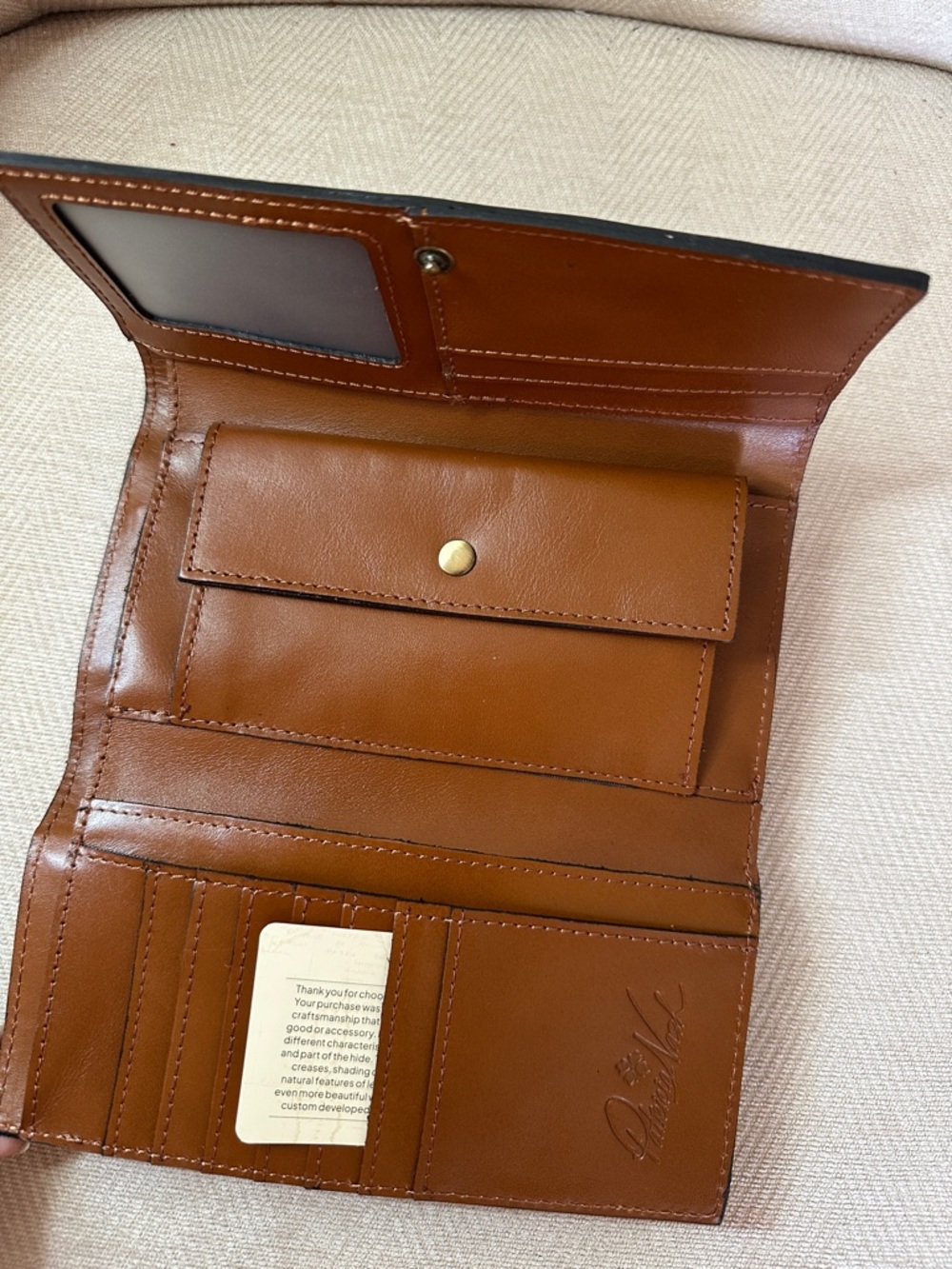 Patricia Nash Multi‑Color Floral Leather Clutch Wallet - Picture 7 of 11